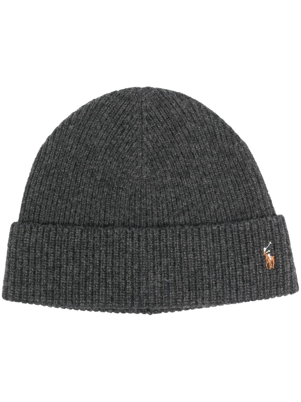 Polo Ralph Lauren ribbed knit embroidered-logo hat
