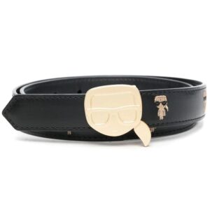 Karl Lagerfeld  logo-print leather belt