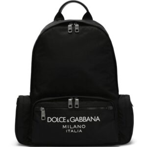 Louis Vuitton logo-stamp zipped backpack