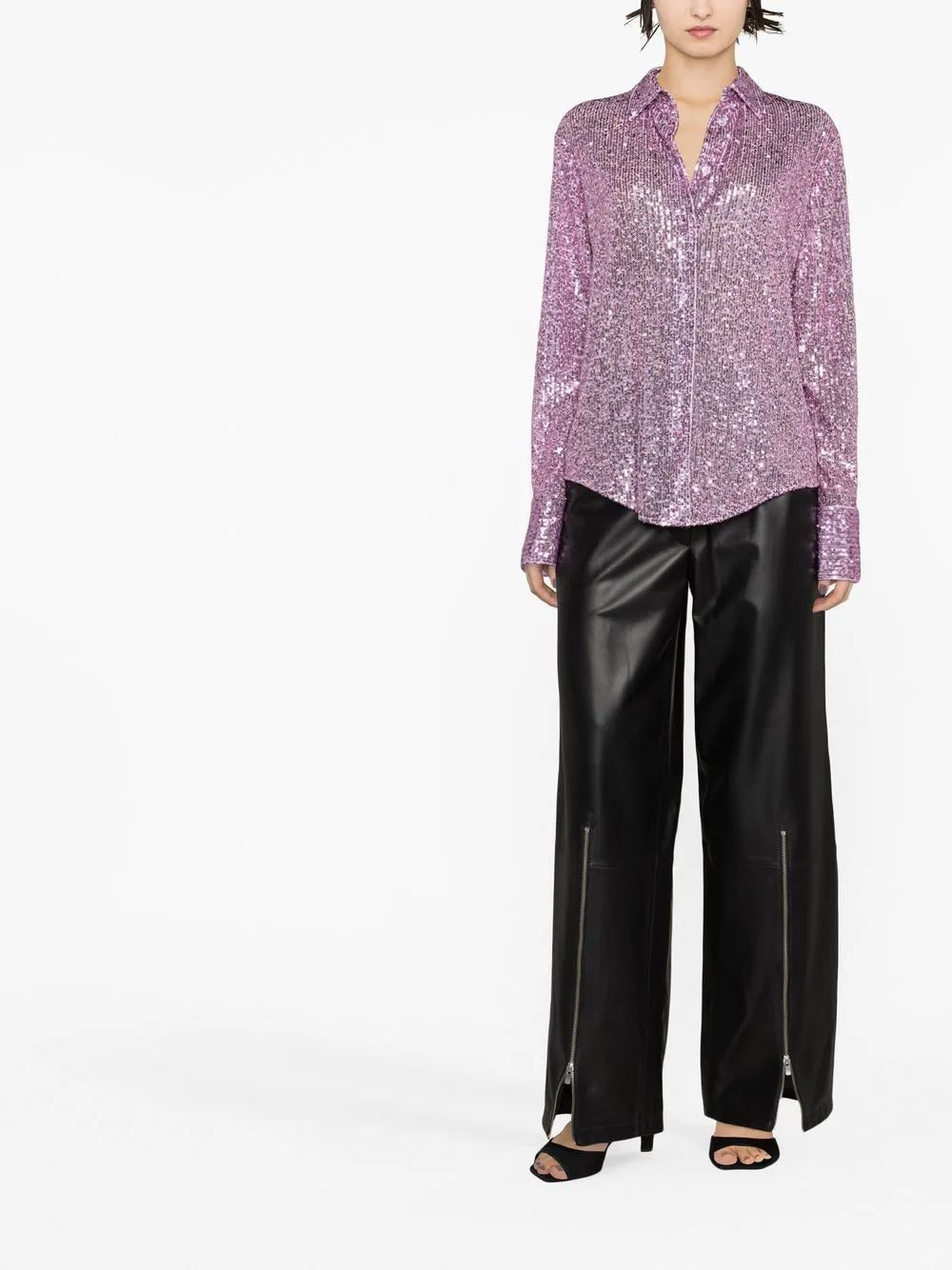 TOM FORD sequin-embellished long-sleeve shirt - Image 2
