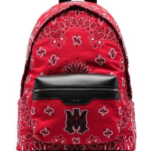 Amiri bandanna-embroidered backpack