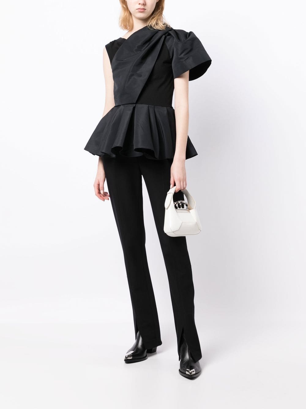 Alexander McQueen Jewelled Hobo leather mini bag - Image 2