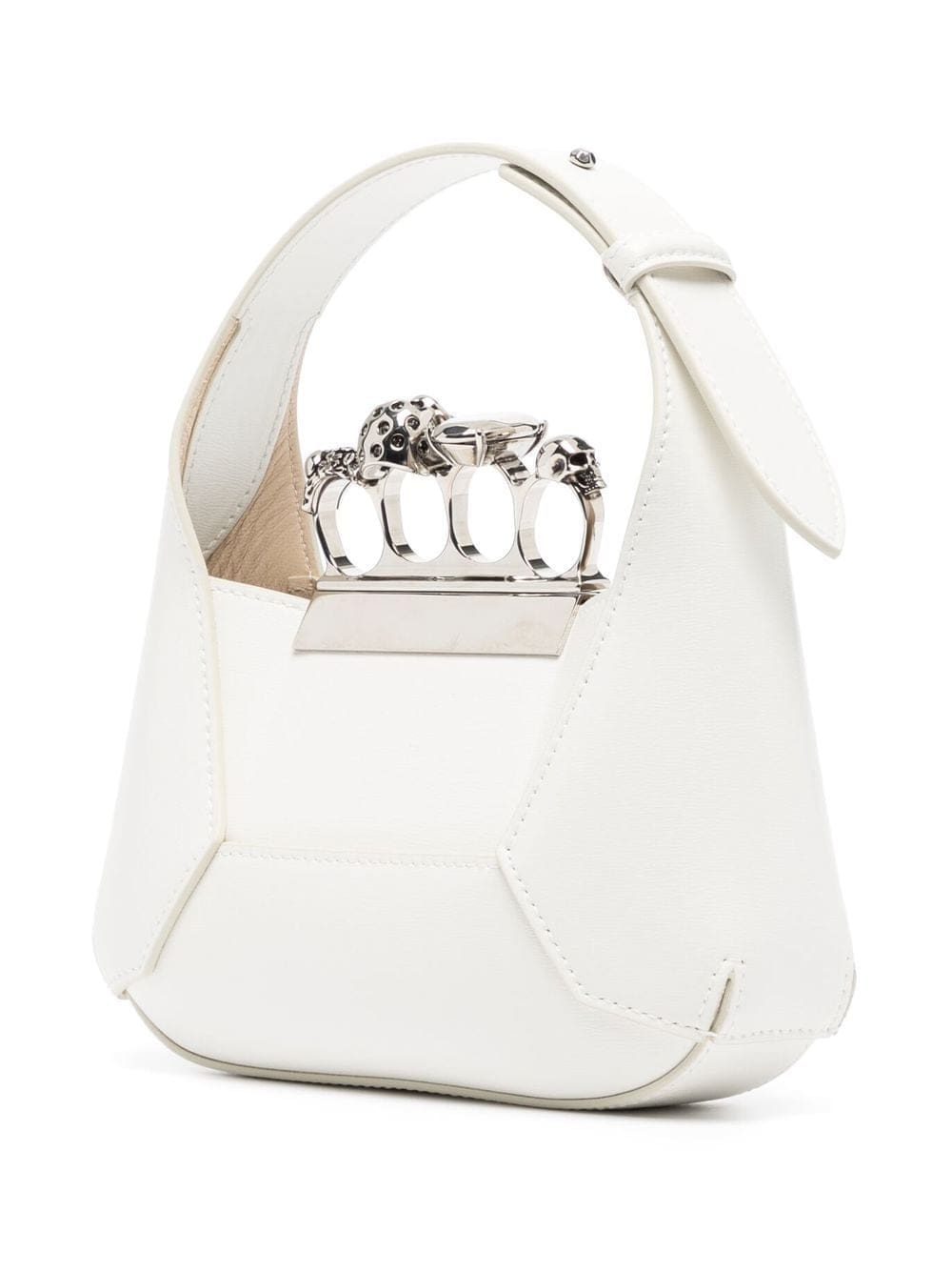 Alexander McQueen Jewelled Hobo leather mini bag - Image 3