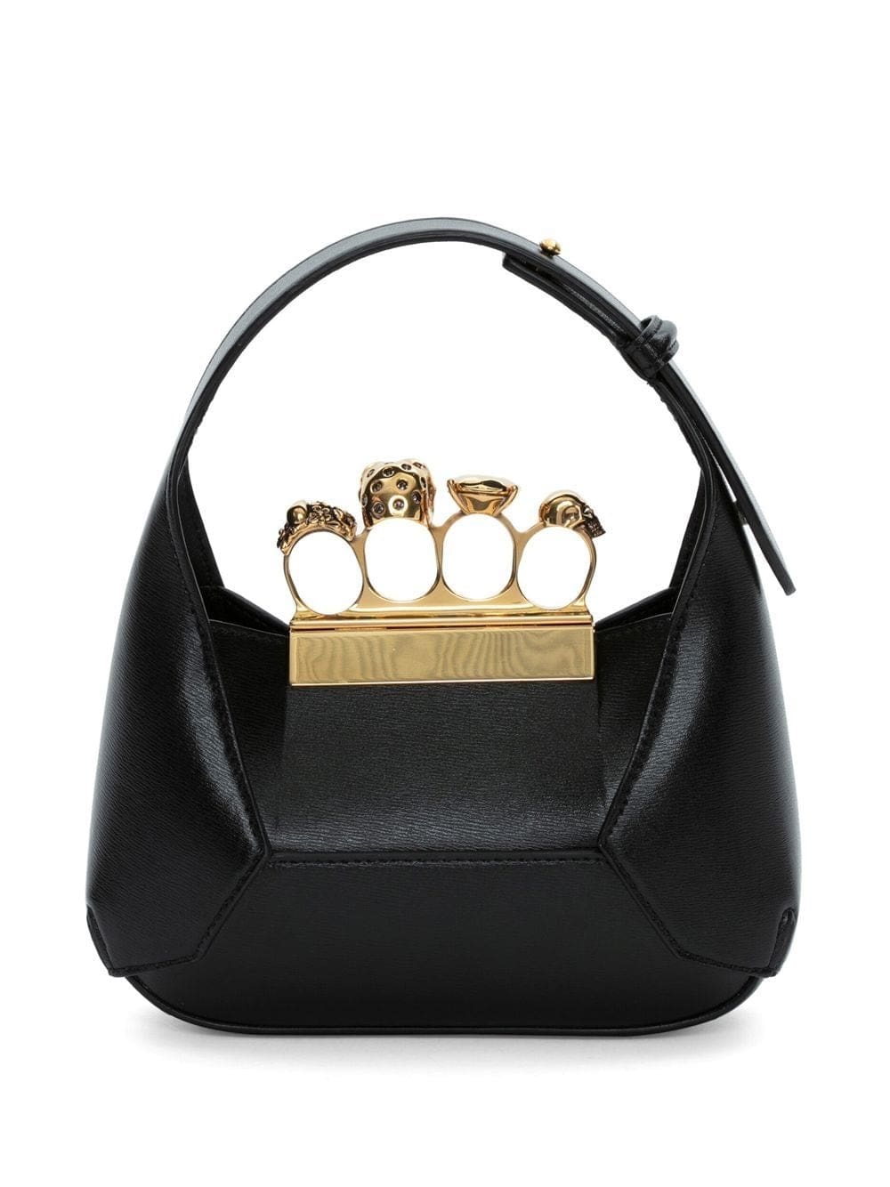 Alexander McQueen Jewelled Hobo leather mini bag - Image 2