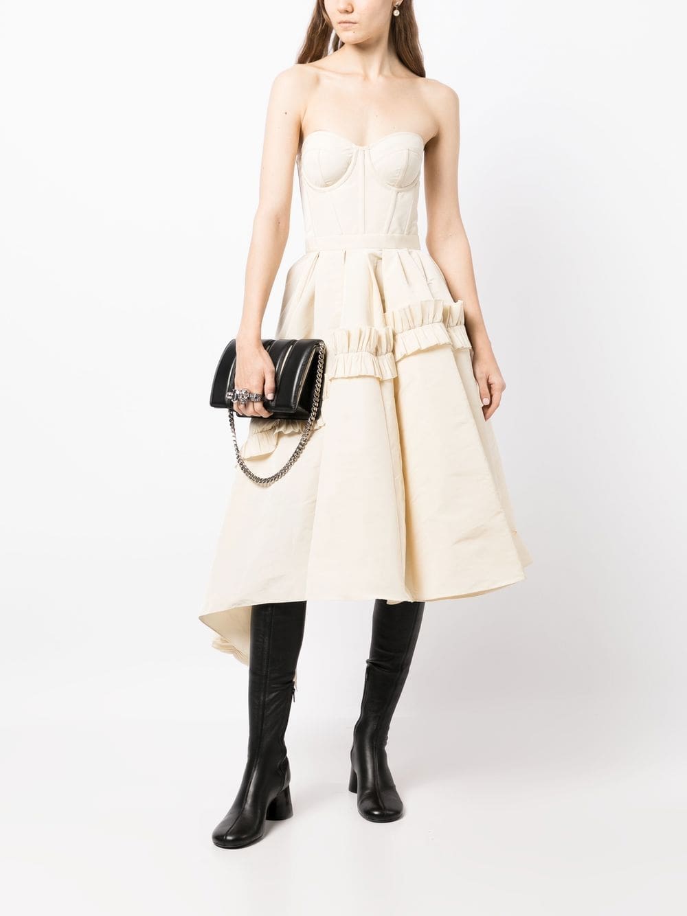 Alexander McQueen Slash studded chain-link bag - Image 2