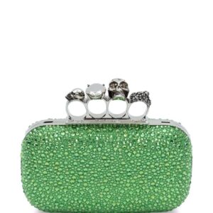 Alexander Mcqueen embellished skull clutch bag