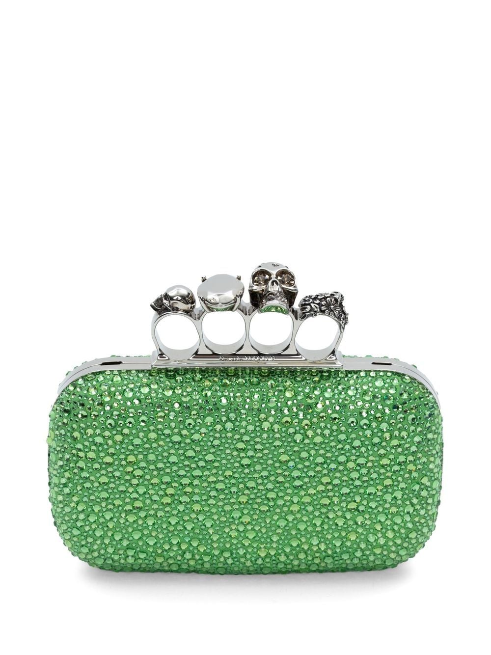Alexander Mcqueen embellished skull clutch bag