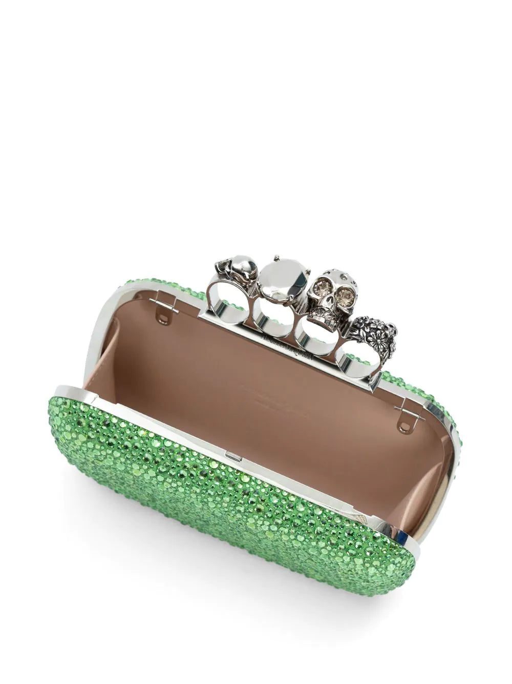 Alexander Mcqueen embellished skull clutch bag - Image 4