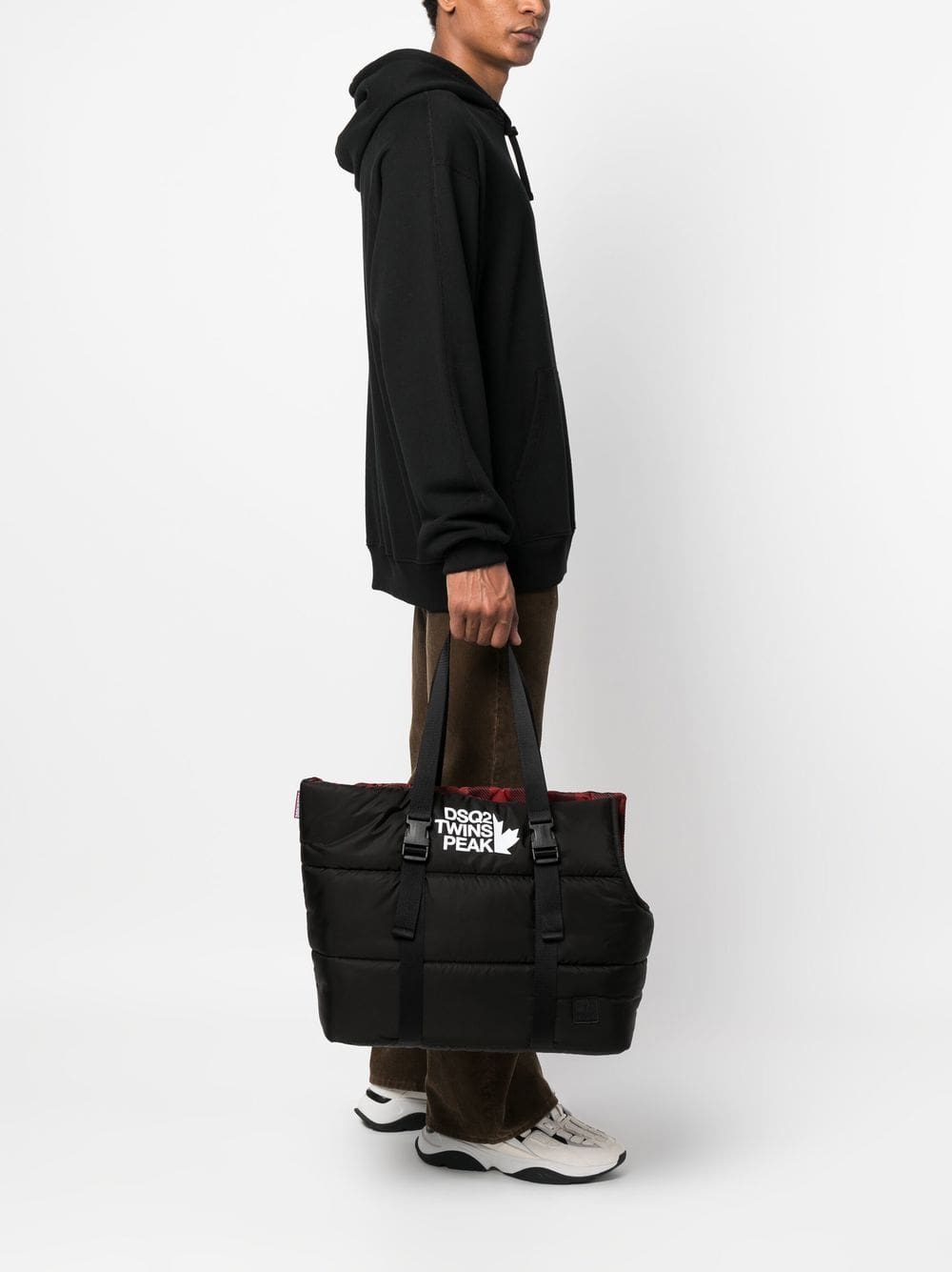 DSQUARED2 logo-print padded tote bag - Image 2