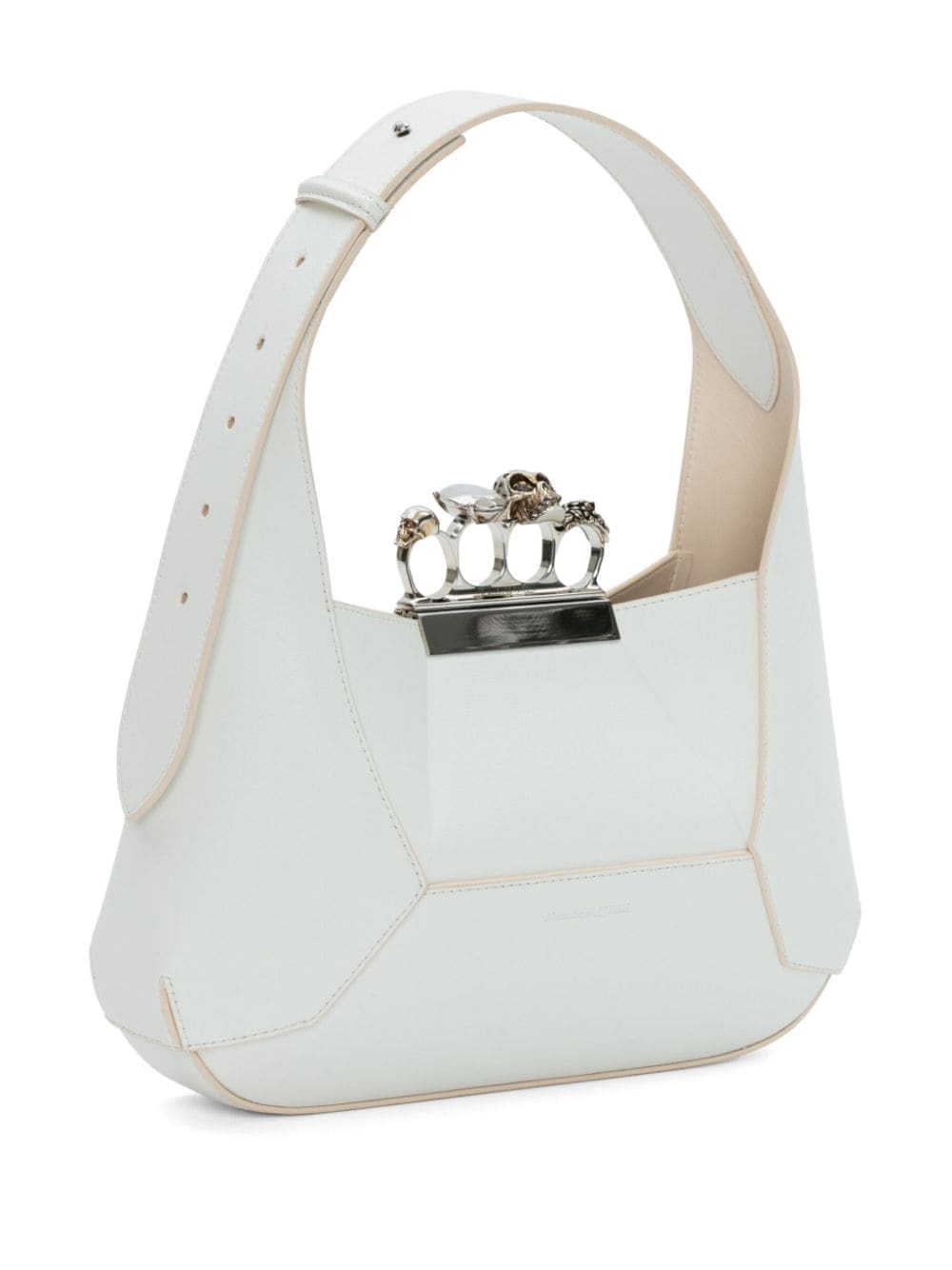 Alexander McQueen Jewelled Hobo leather tote bag - Image 3