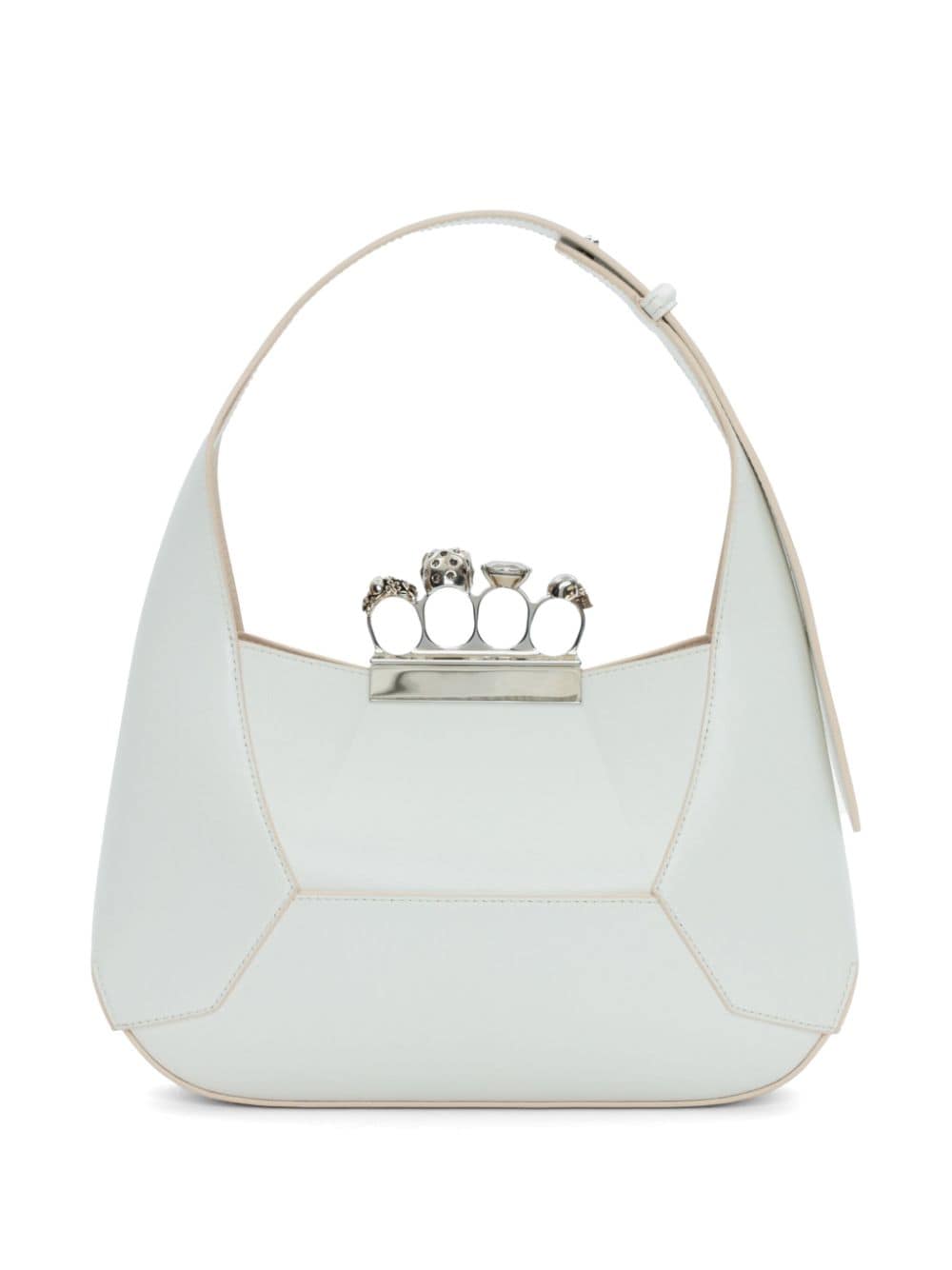 Alexander McQueen Jewelled Hobo leather tote bag - Image 2