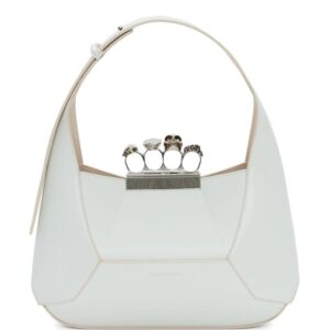 Alexander McQueen Jewelled Hobo leather tote bag
