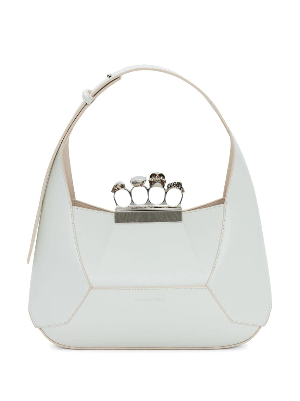 Alexander McQueen Jewelled Hobo leather tote bag