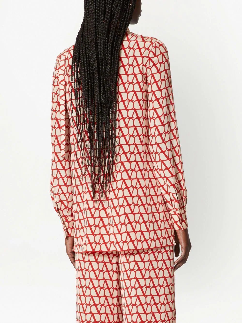Valentino Garavani Toile Iconographe crepe de chine shirt - Image 4