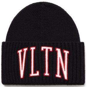 Valentino Garavani VLTN chunky-knit beanie