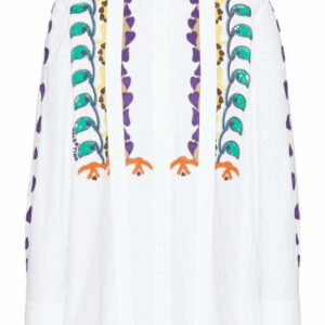 Valentino Garavani  bead-embellished cotton poplin shirt