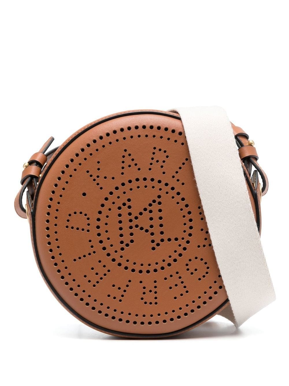Karl Lagerfeld K/Circle perforated-logo crossbody bag
