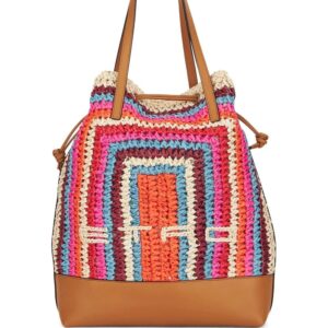ETRO  woven stripe tote bag