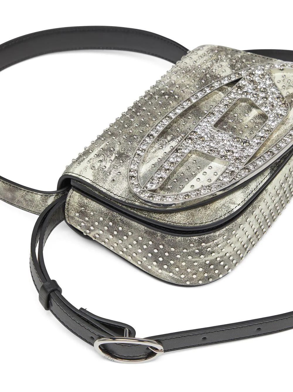 Diesel crystal-embellished shoulder bag - Image 5