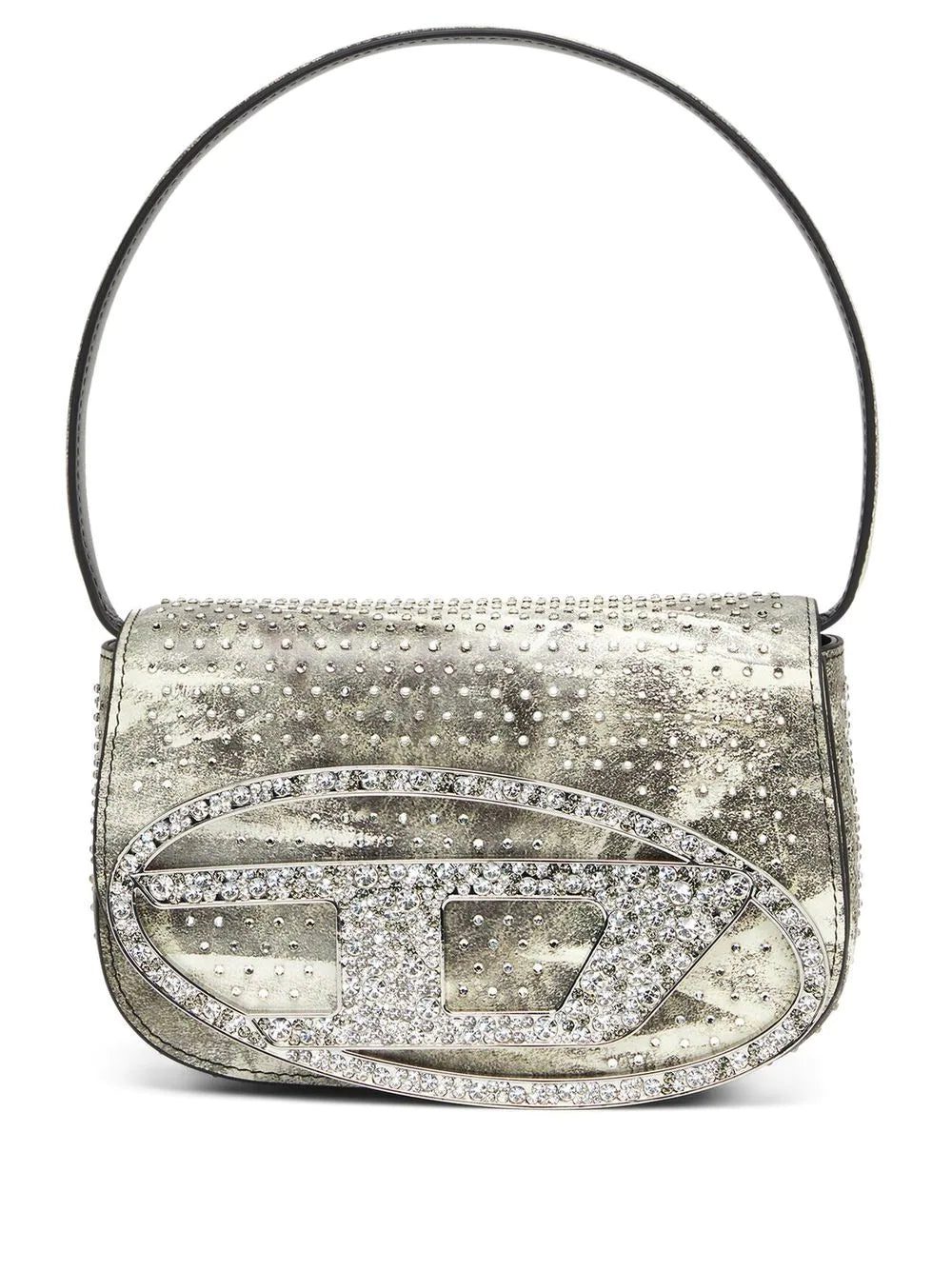 Diesel crystal-embellished shoulder bag