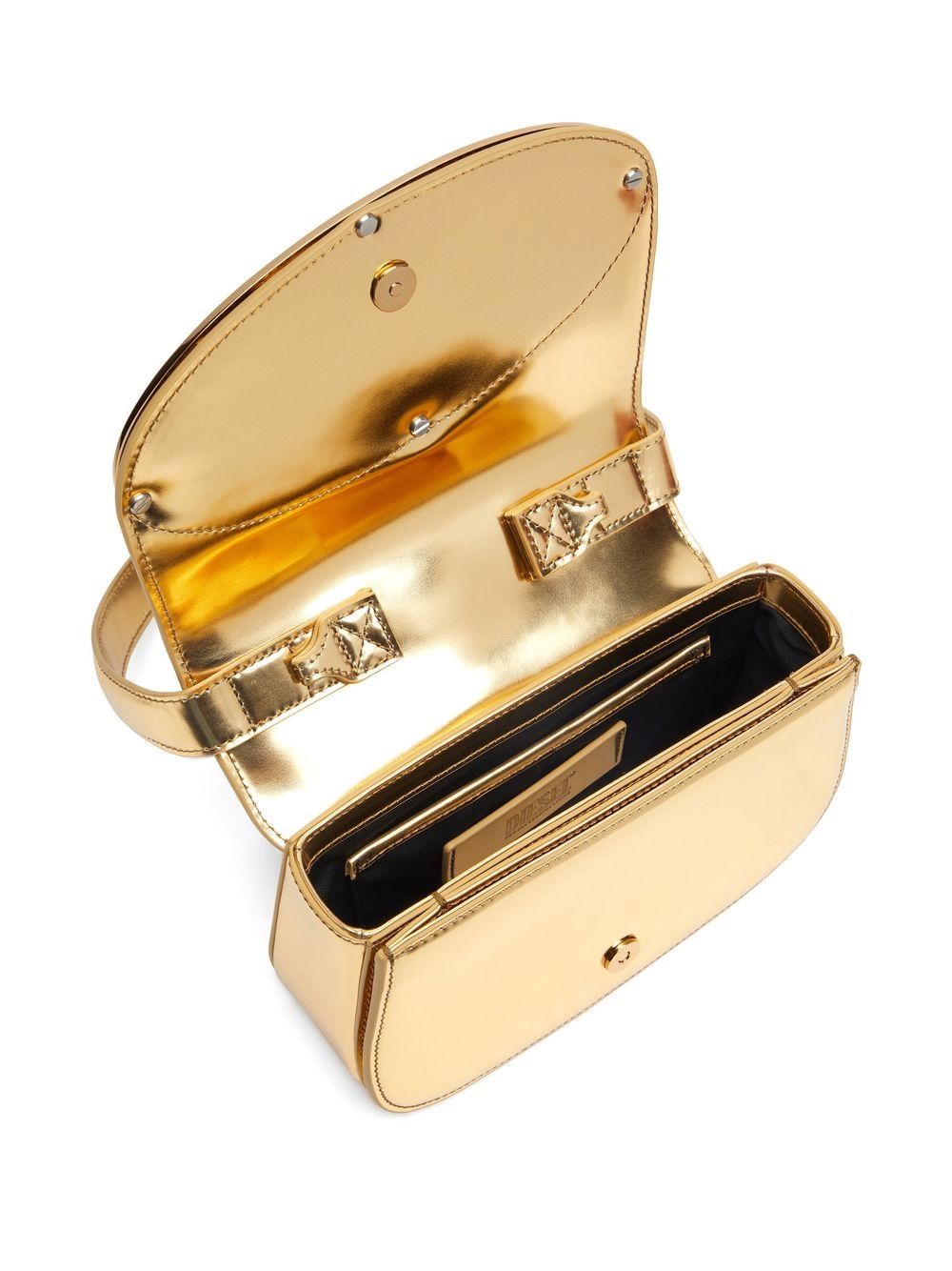 Diesel logo-plaque shoulder bag - Image 4