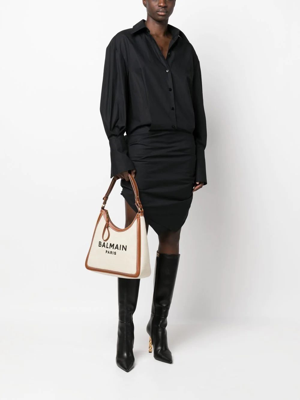 Balmain B-Army leather tote bag - Image 2