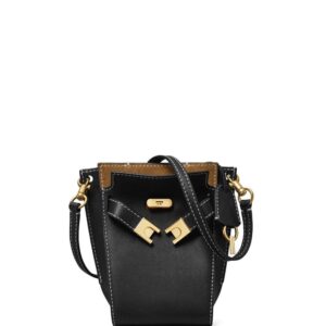 Tory Burch Lee Radziwill leather bucket bag
