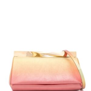 Aquazzura  Twist ombré leather clutch bag