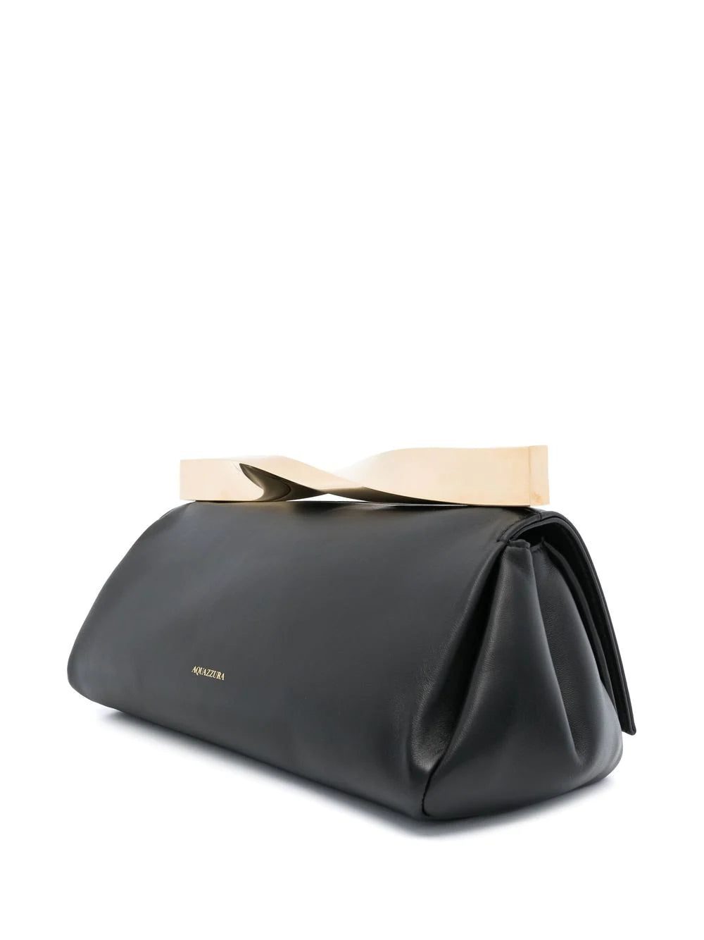 Aquazzura twist leather clutch bag - Image 2
