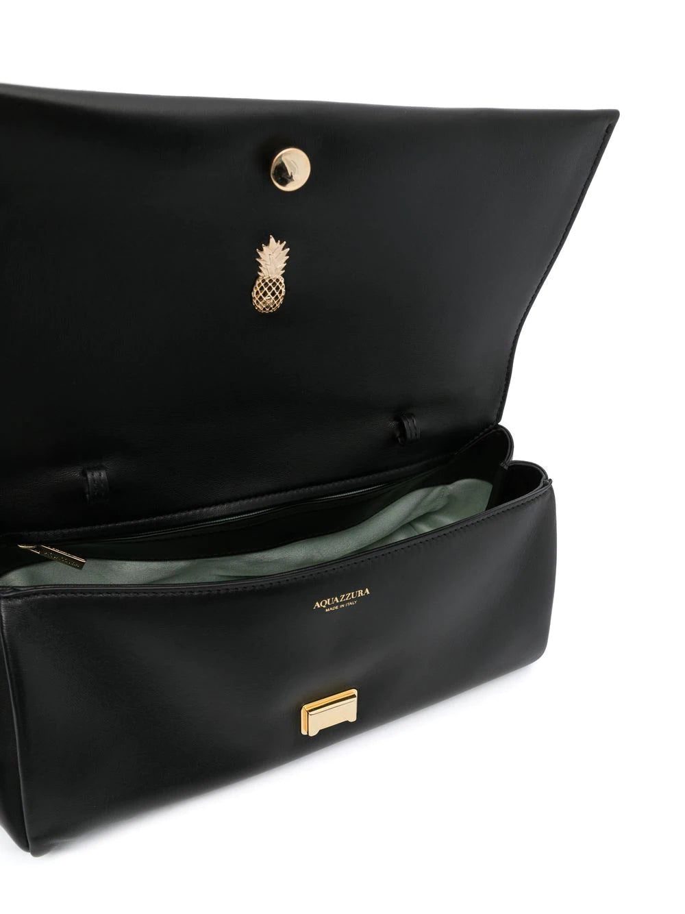 Aquazzura twist leather clutch bag - Image 4