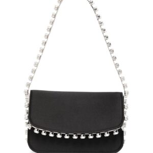 Aquazzura Galactic mini crystal shoulder bag