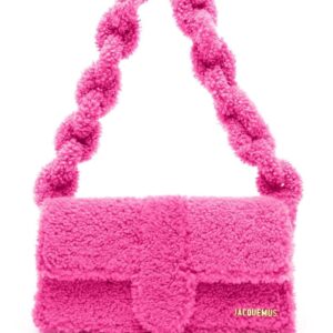 Jacquemus Le Bambidou shearling shoulder bag