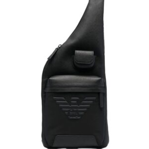 Emporio Armani embossed-logo backpack