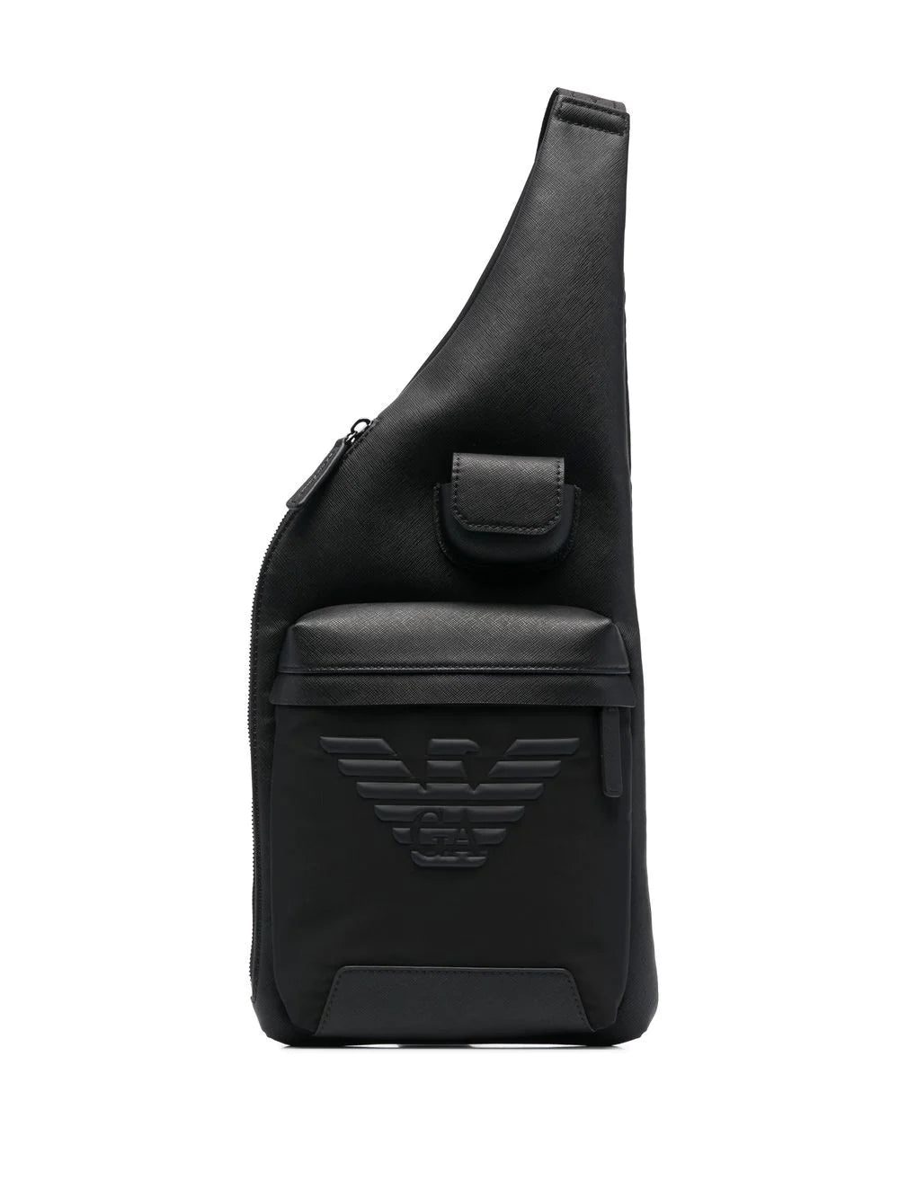 Emporio Armani embossed-logo backpack