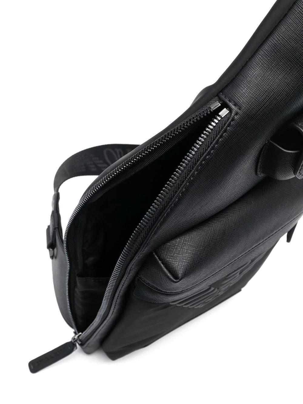 Emporio Armani embossed-logo backpack - Image 3