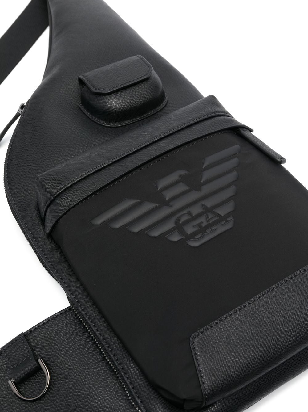 Emporio Armani embossed-logo backpack - Image 4