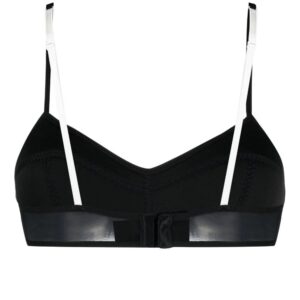 Karl Lagerfeld  two-tone satin padded bra
