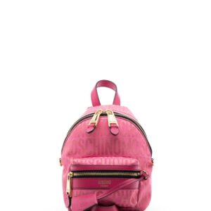 Moschino  mini logo-print backpack