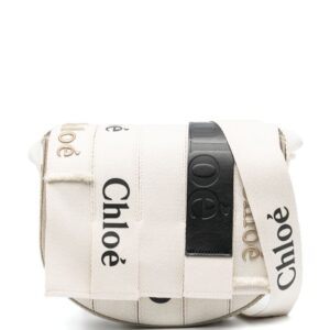 Chloé Woody logo-detail saddle bag