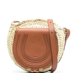 Chloé Marci Raffia crossbody bag