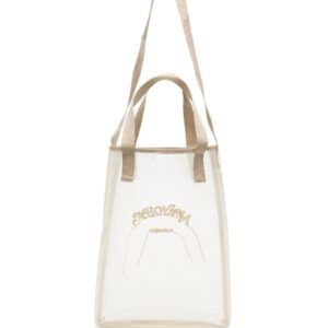 Yoshiokubo logo-embroidered tote bag