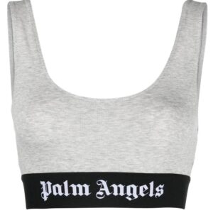 Palm Angels logo-trim bra