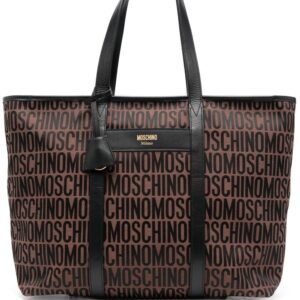 Moschino logo-print tote bag
