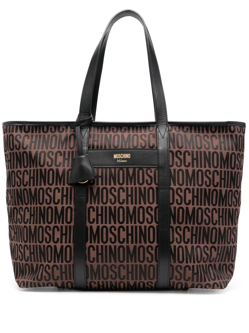 Moschino logo-print tote bag