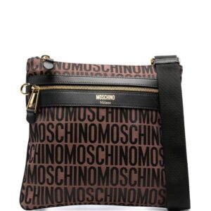 Moschino jacquard-logo cross-body bag