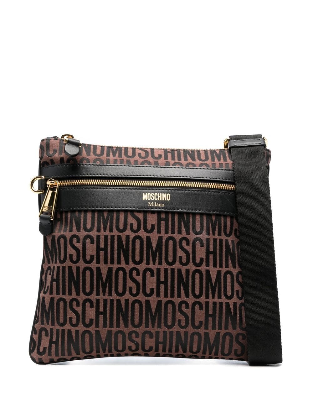 Moschino jacquard-logo cross-body bag