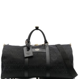 Moschino logo-print duffle bag