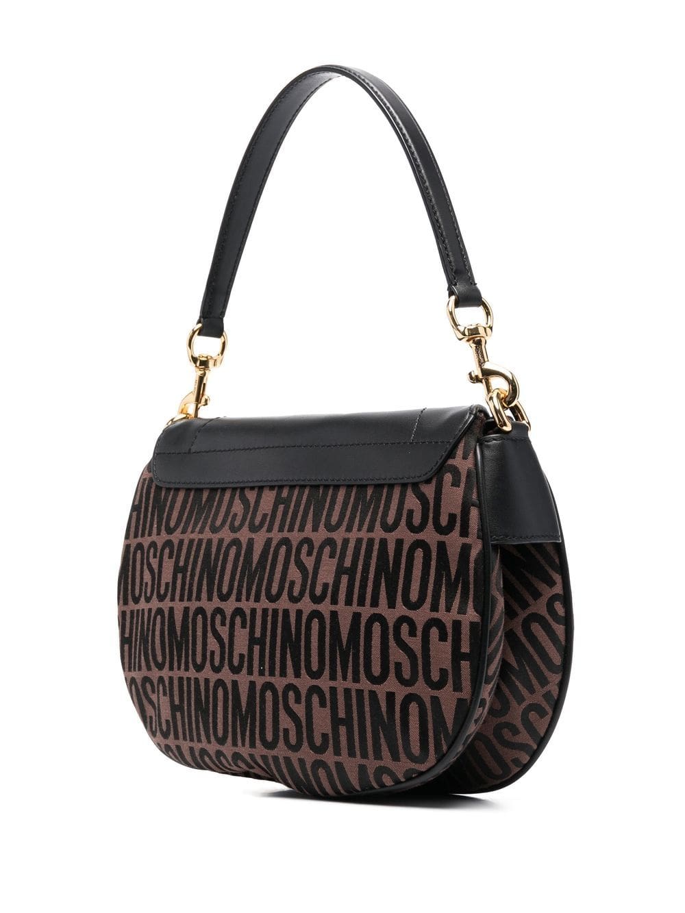 Moschino logo stamp monogram shoulder bag - Image 3
