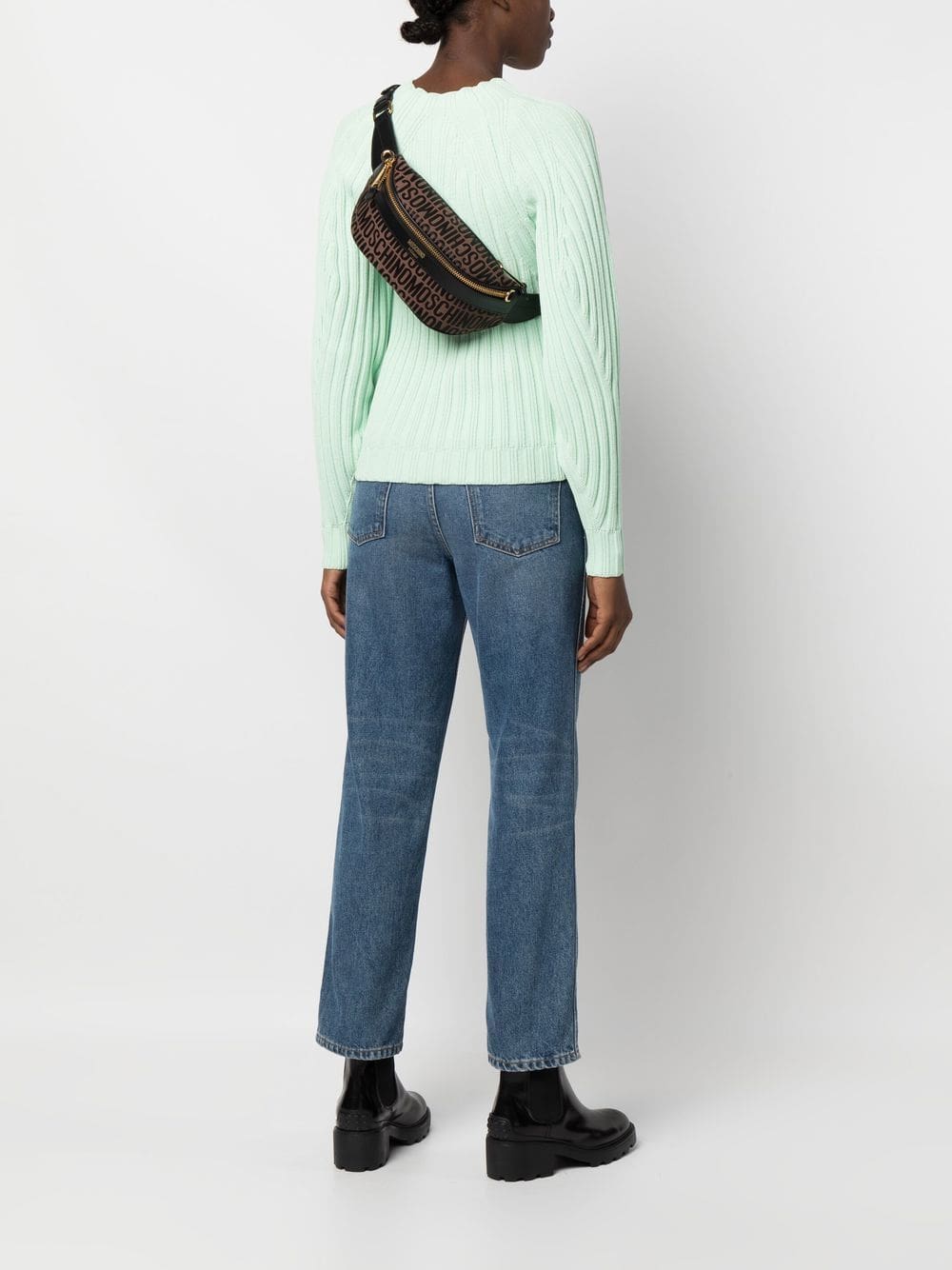 Moschino jacquard-logo motif belt bag - Image 2