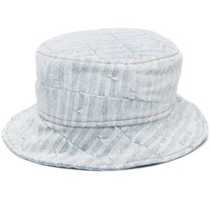 AMIRI Repeat denim jacquard bucket hat